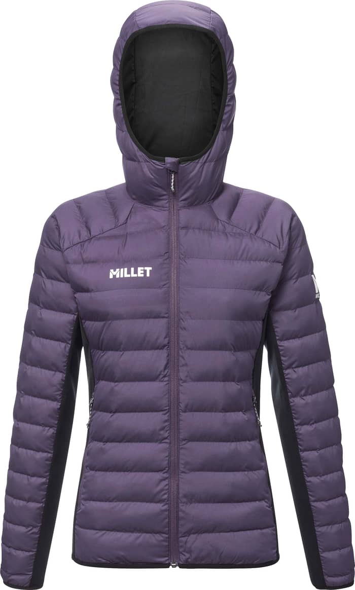 Fitz Roy Warm Hoodie W Purple Velvet Black