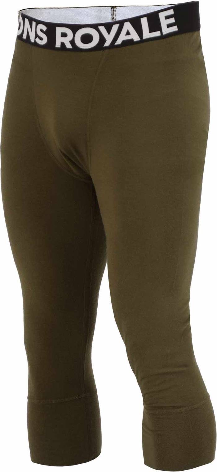 Cascade M Merino Base Layer 3/4 Legging Dark Olive