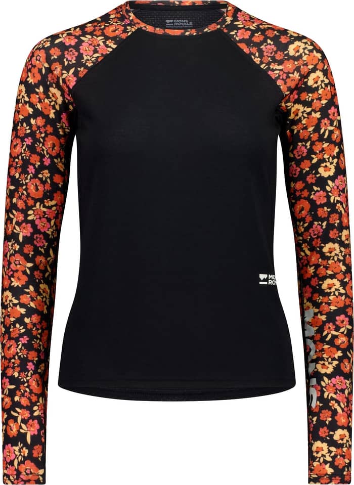 Bella Merino LS W Ditzy Camo/Black