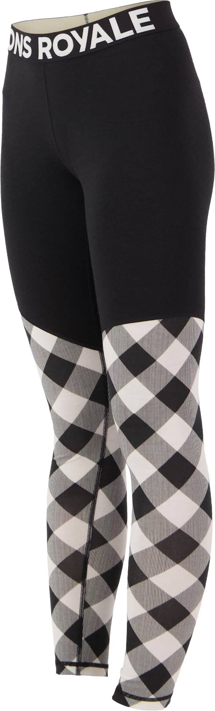 Cascade Merino Baselayer Legging W Check/Black