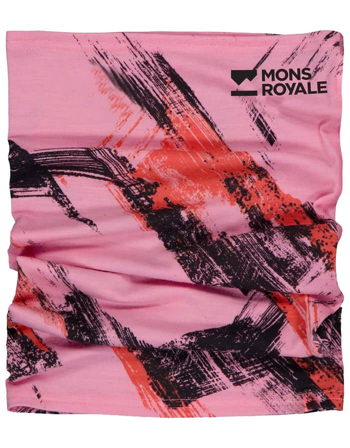 Daily Dose Merino Neckwarmer Paintbrush Pink