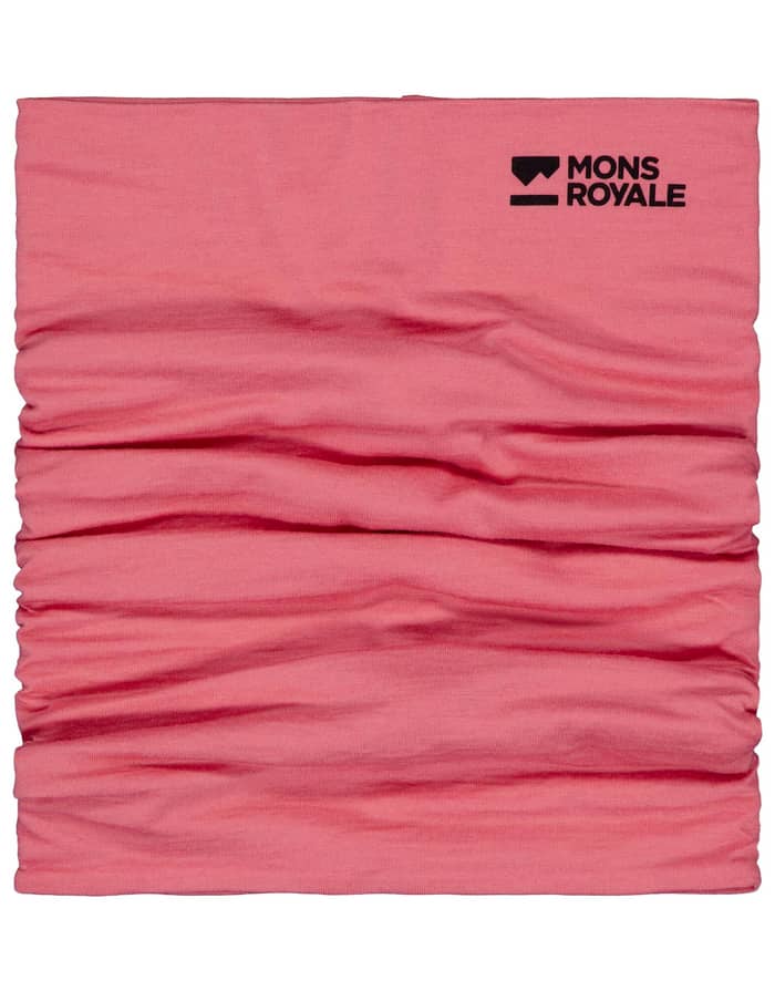 Double Up Merino Neckwarmer Flamingo