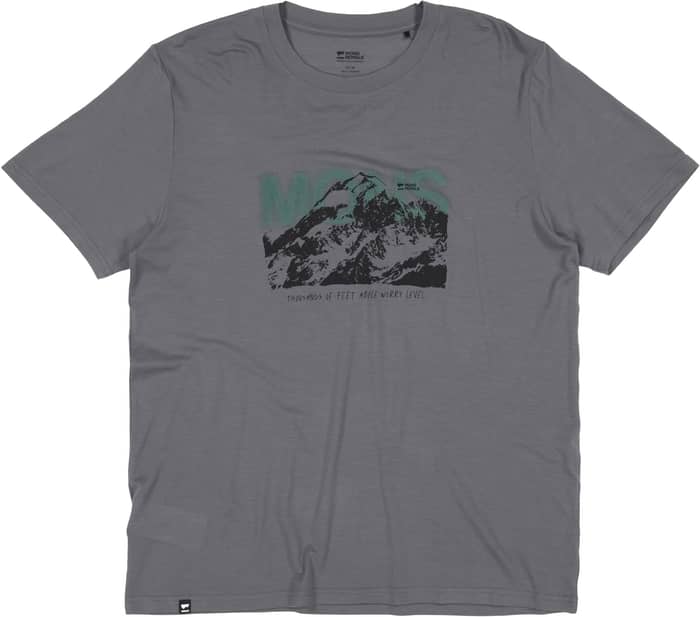 Icon Merino T-Shirt M Steel Grey