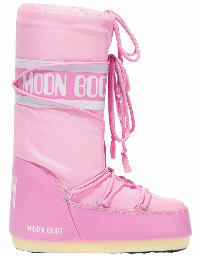 Moon スノーブーツ ピンク BOOT MOON Boot Hardloop | boots Winter - Pearly Low Icon スキー