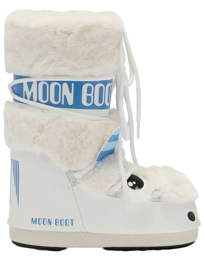 Moon Boot Icon Little Yeti White