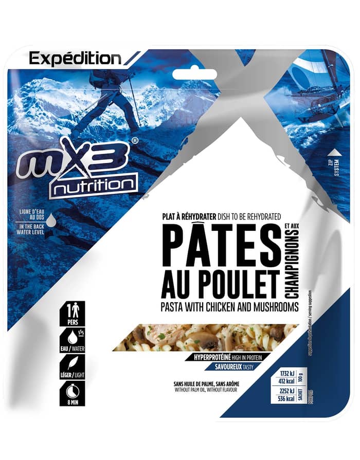 Pâtes au Poulet et aux Champignons