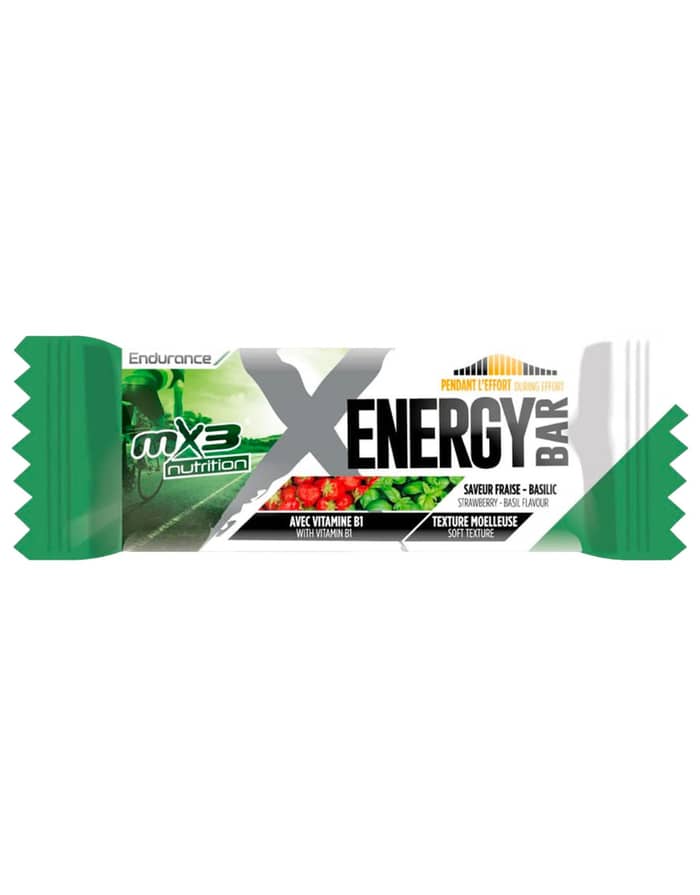 Barre Énergétique Fraise Basilic