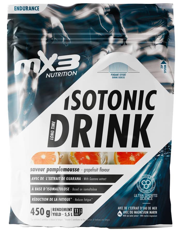 Boisson Isotonique - Long  Pamplemousse - Guarana