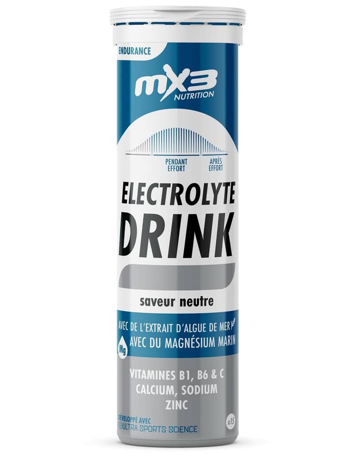 MX3 Electrolytes Neutre Energy Drinks : Snowleader