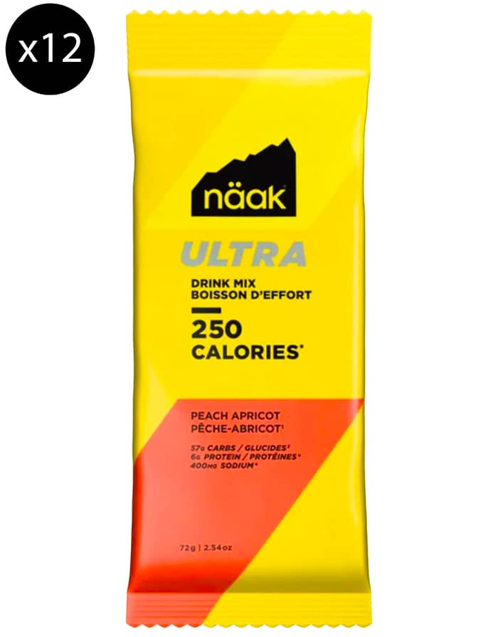 Pack Ultra Energy Drink Mix Peche Abricot (x12)
