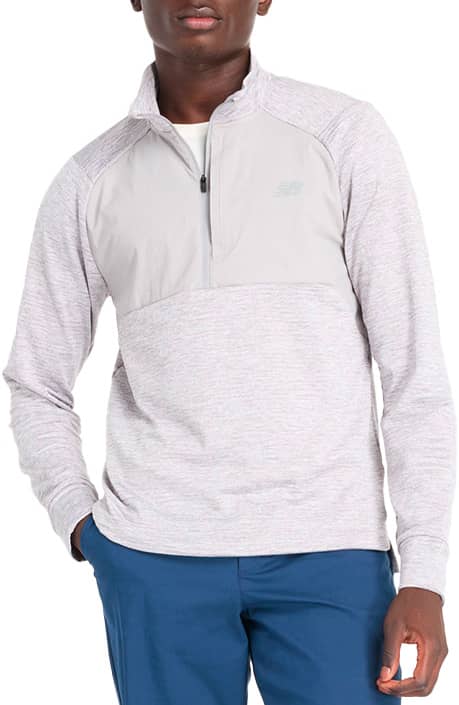 RC Essential Heat Grid 1/2 Zip Athletic Grey