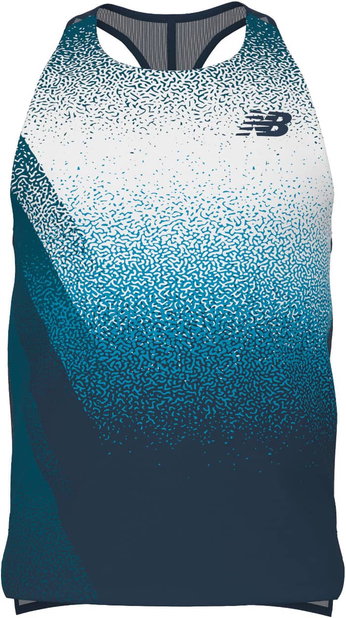 Race Day Ultra Light Printed Singlet Altitude