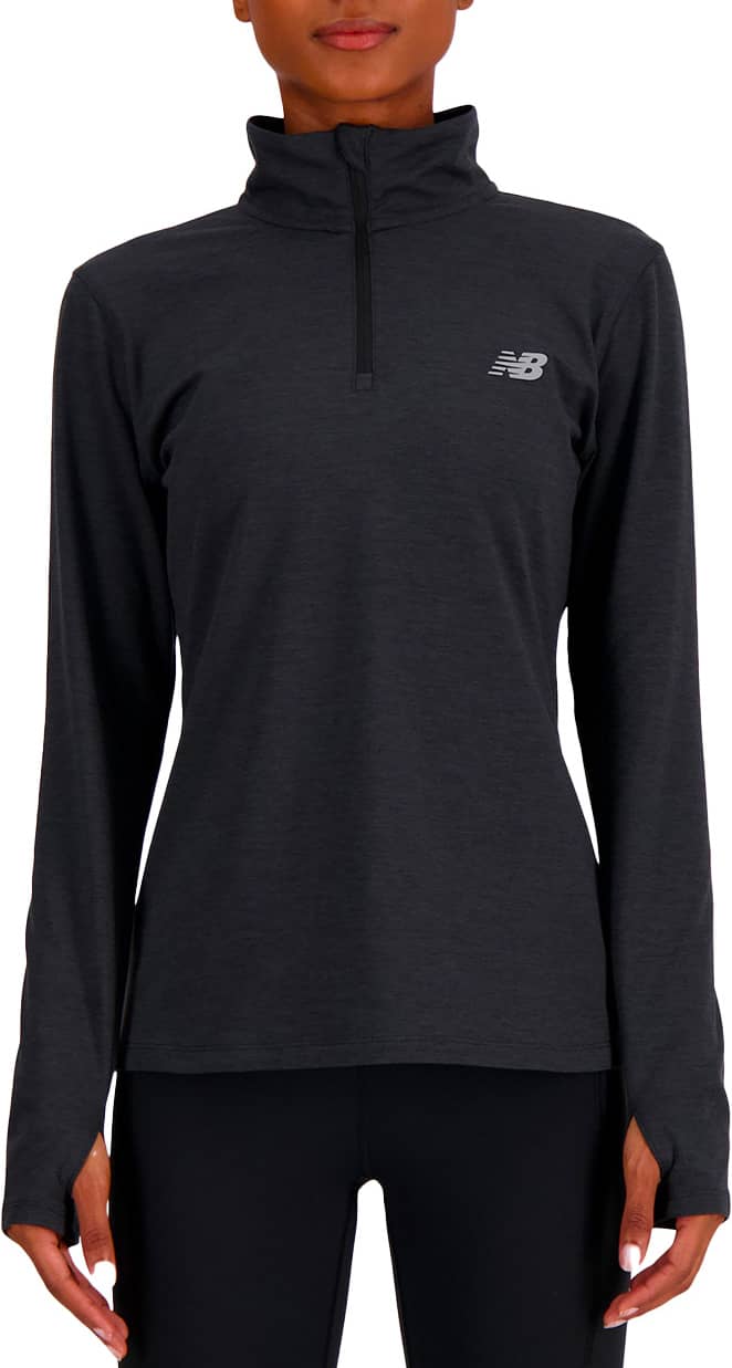 Sport Essentials Space Dye 1/4 Black Heather