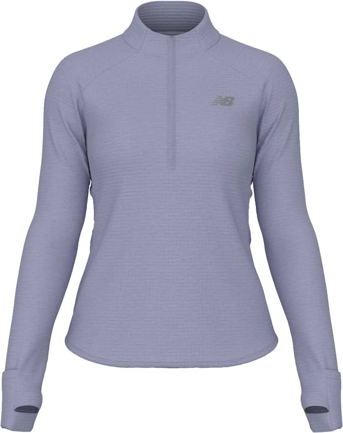 RC Essential Heat Grid 1/2 Zip Smoked Violet
