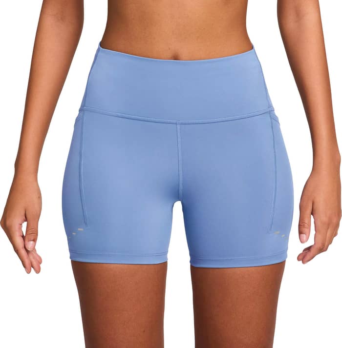 W Nike Swift 4In Short Tight Aluminum Reflective Silver