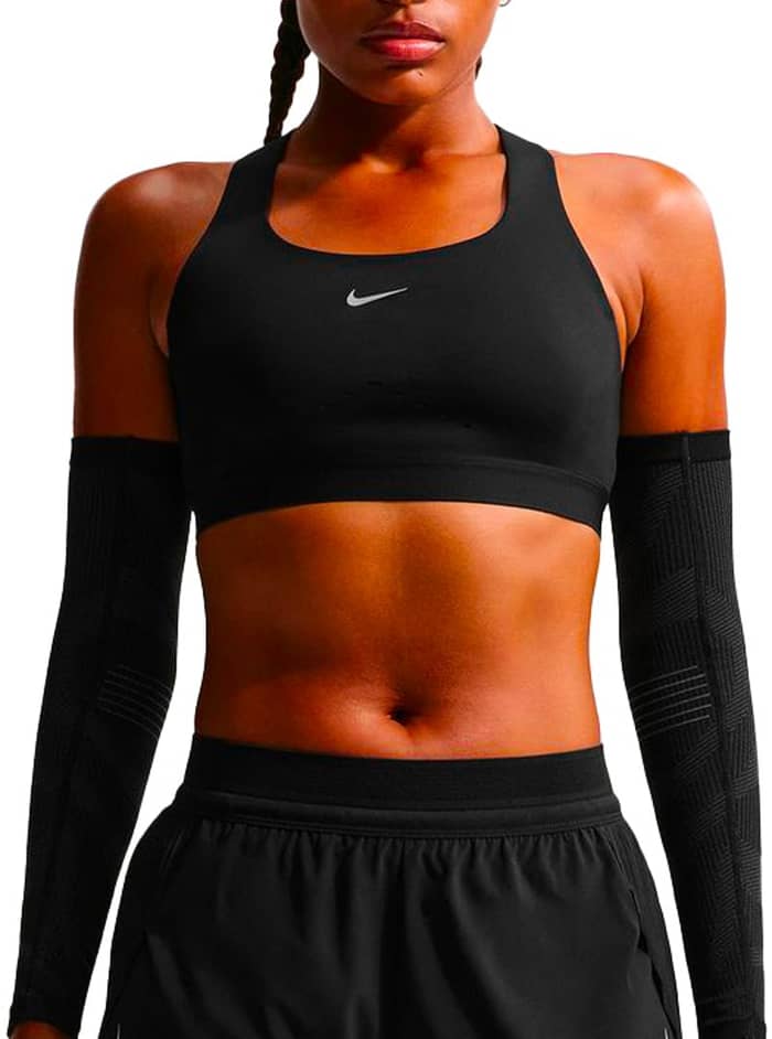 W Nike Swift Bra Black Reflective Silver