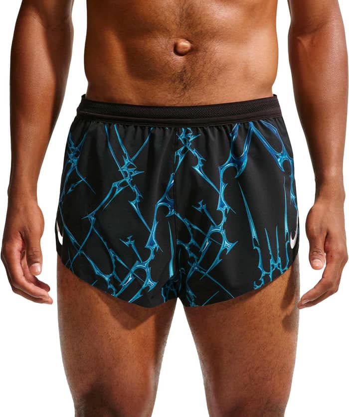 M Nike Dri-Fit ADV Aeroswift 2In Aop Short Black White