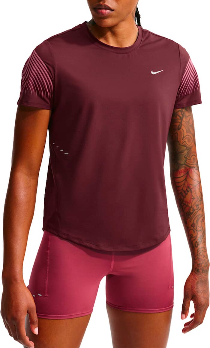 W Nike Swift Flash SS Top Mystic Dates/Pink Smoke
