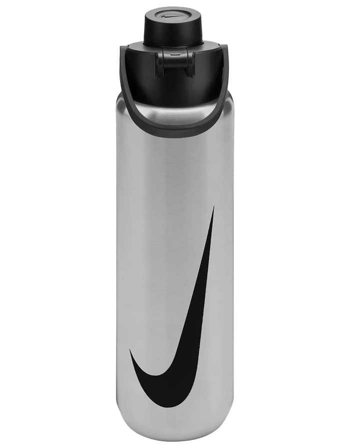 Nike SS Recharge Chug Bottle 24 Oz Rfsh Grey/Black