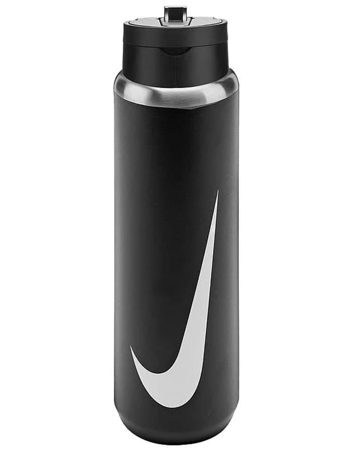 Nike SS Recharge Straw Bottle 24 Oz Rfsh Black/White