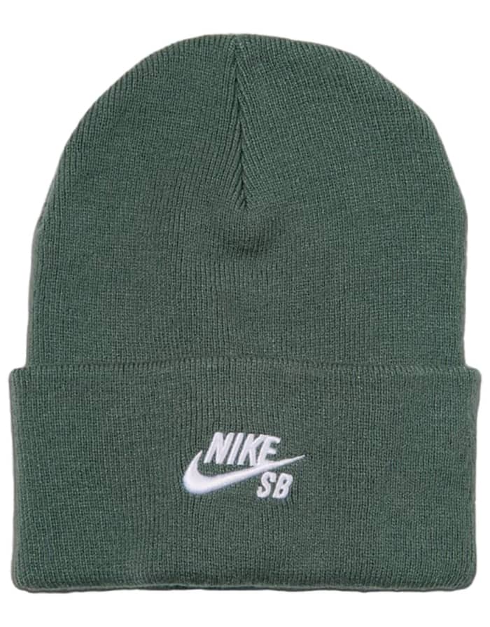 U Nike Peak Beanie Camo Green/White