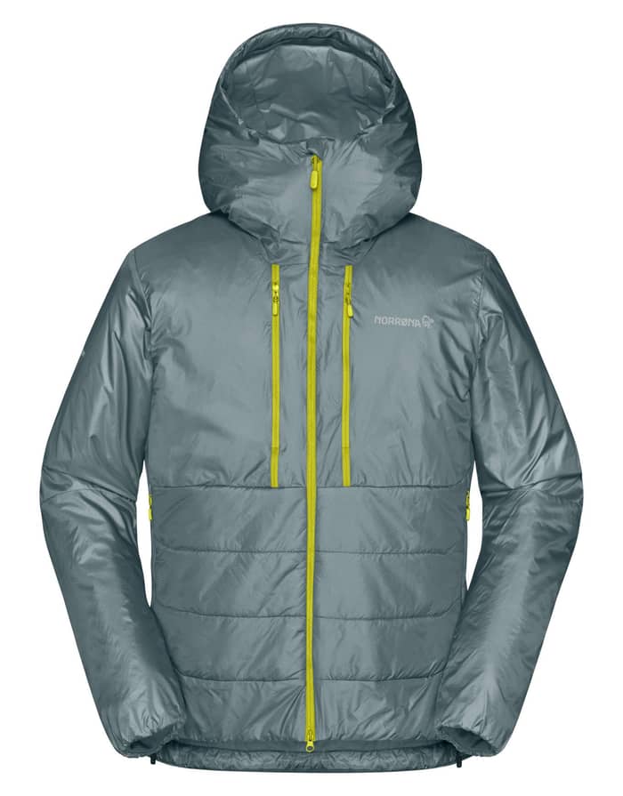 Norrona Trollveggen Primaloft100 Zip Hood M North Atlantic Doudounes  randonnée : Snowleader