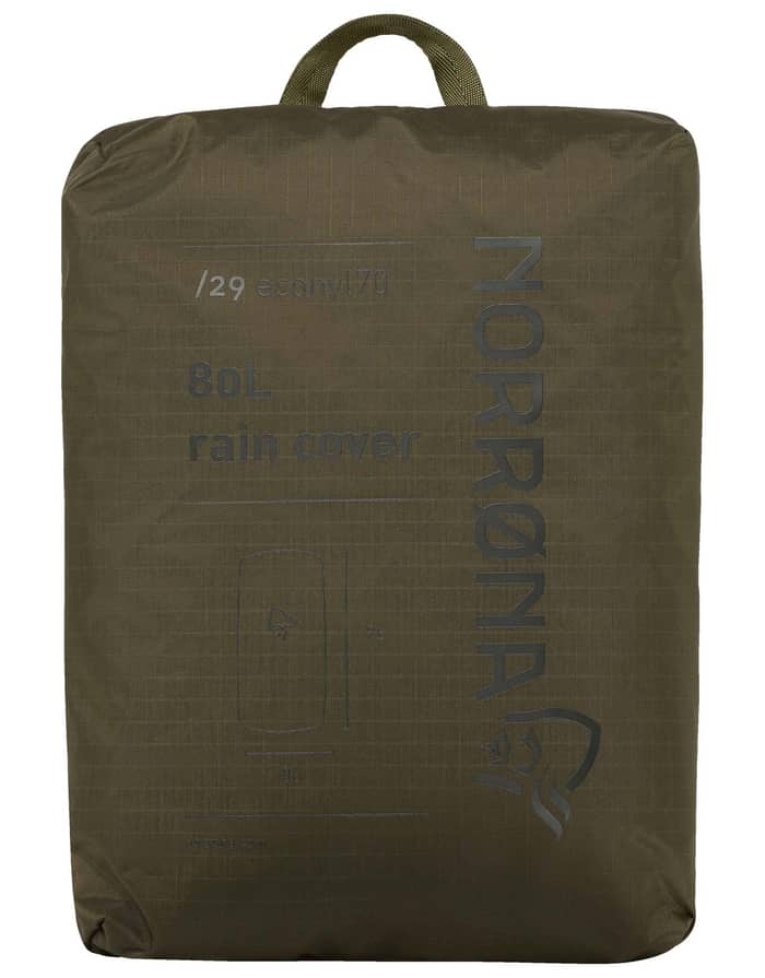 Norrona Econyl70 80L Rain Cover Olive Night