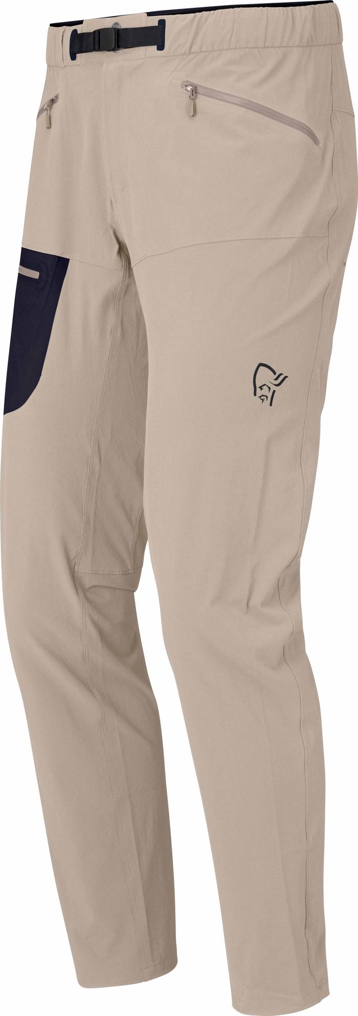 Falketind Flex1 Light Pants M Winter Twig Caviar Black