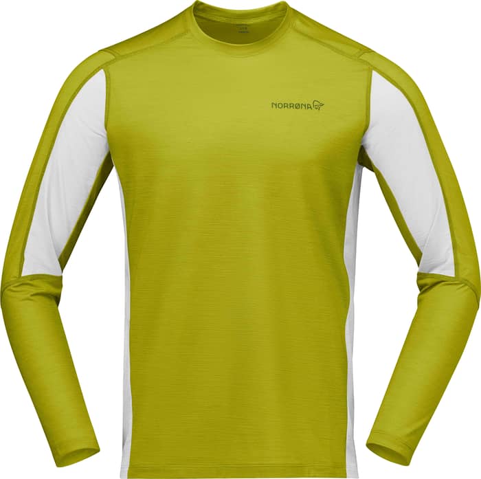 Falketind Equaliserull Long Sleeve M Golden Lime Whisper White