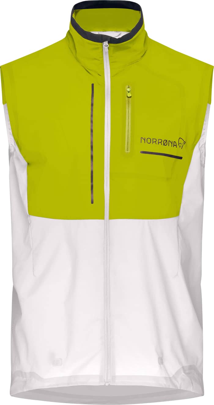 Senja Aero90 Vest M Golden Lime Snow White