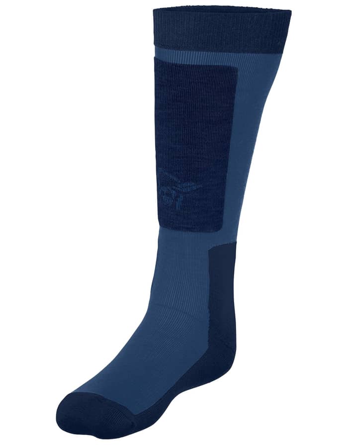 Lofoten Mid Merinoull Long Socks Indigo Night Dark Denim