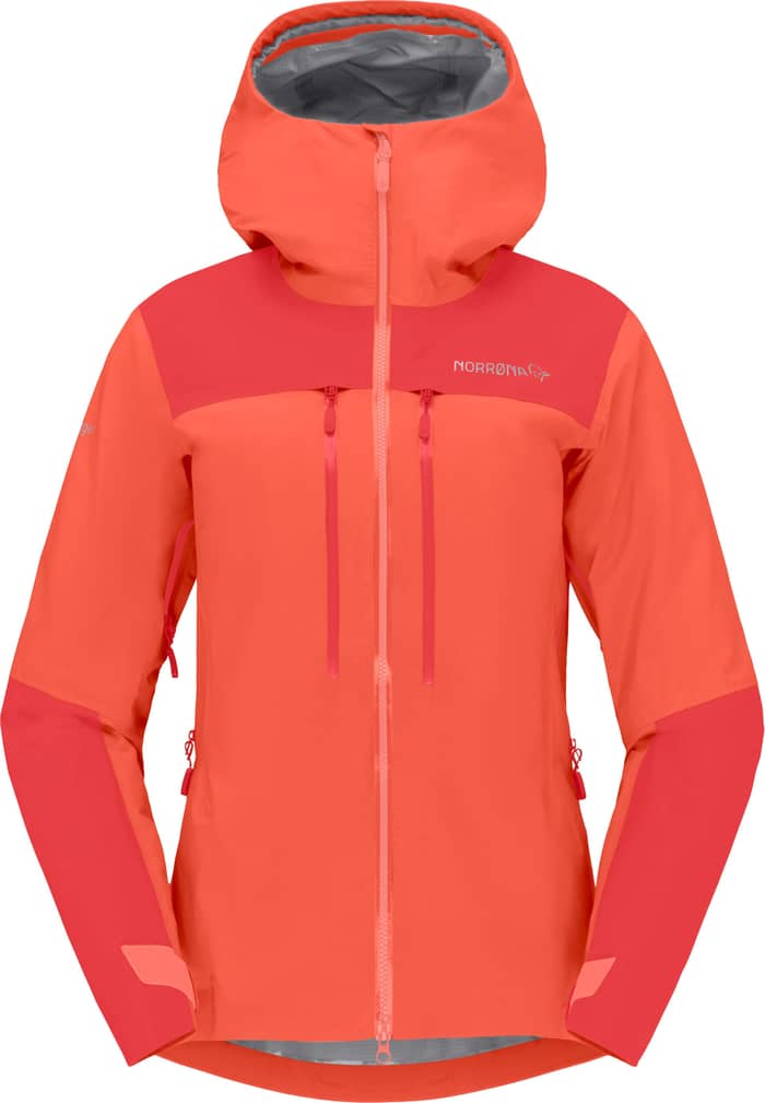 Trollveggen Gore-Tex Pro Light Jacket W Deep Sea Coral Baked Apple