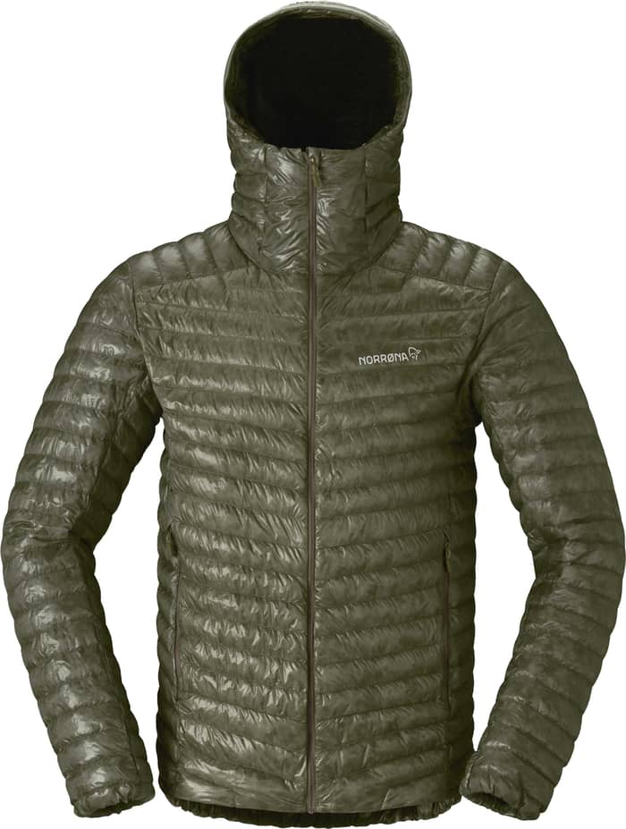 Trollveggen Down800 Super Light Hood M Deep Lichen Green