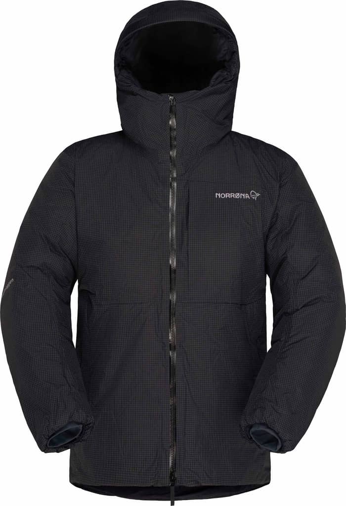 Trollveggen Dri2 Down800 Zip Hood M Caviar Black