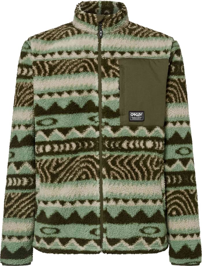 Mountain Fire Sherpa Green Norway Pattern