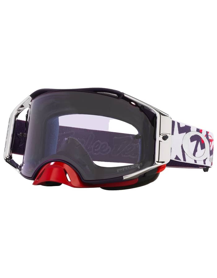 Airbrake Mx Troy Lee Design White Blue Stars / Pink Clear
