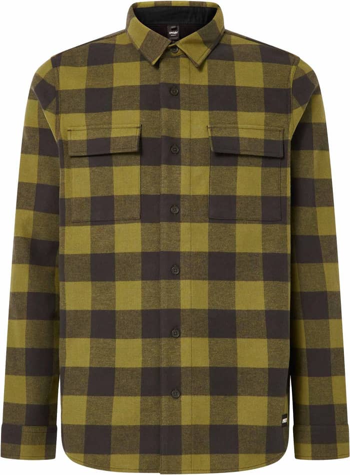 Bear Cozy Flannel New Dk Brush Fern Check