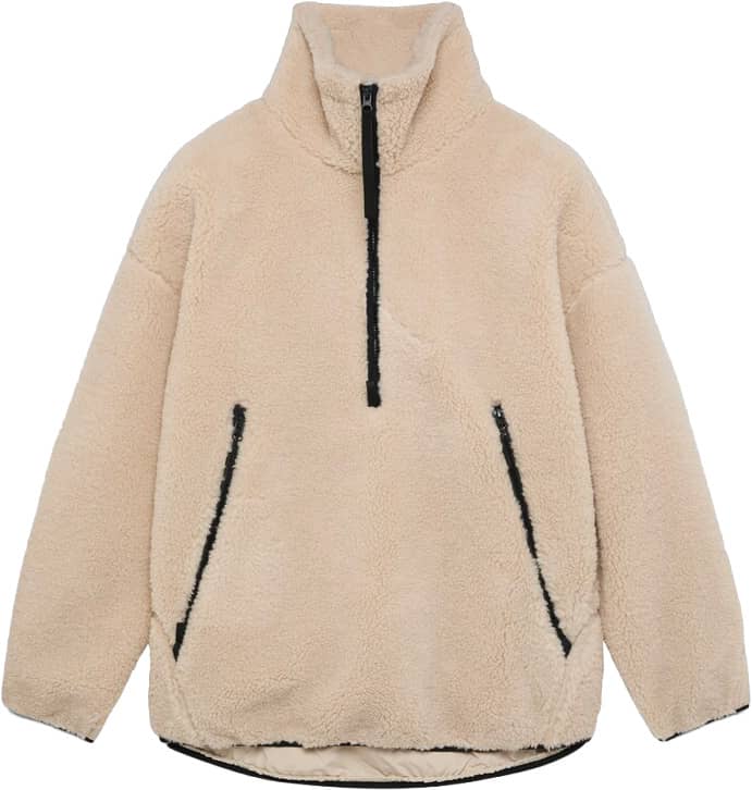 Snowdrift Quarter Zip Sherpa Mist