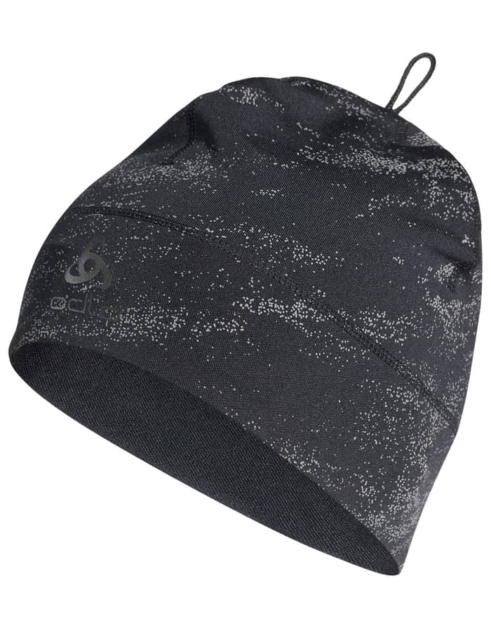 Hat Polyknit Warm Eco Reflective Black