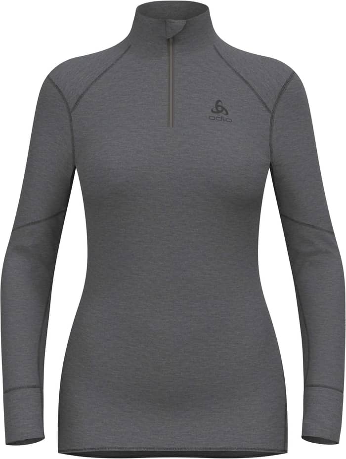 BL Top Turtle Neck LS Half Zip Active X-Warm W Odlo Steel Grey