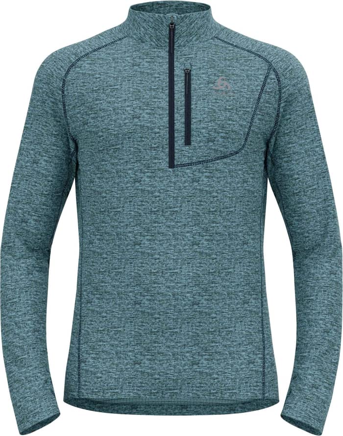 Mid Layer 1/2 Zip Tencia Provincial Blue Melange