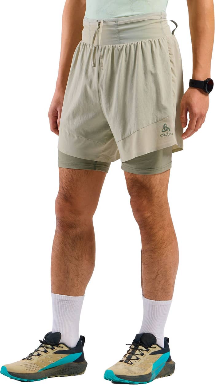 X-Alp Trail 6 Inch 2-In-1 Short M Agate Gray - Vetiver