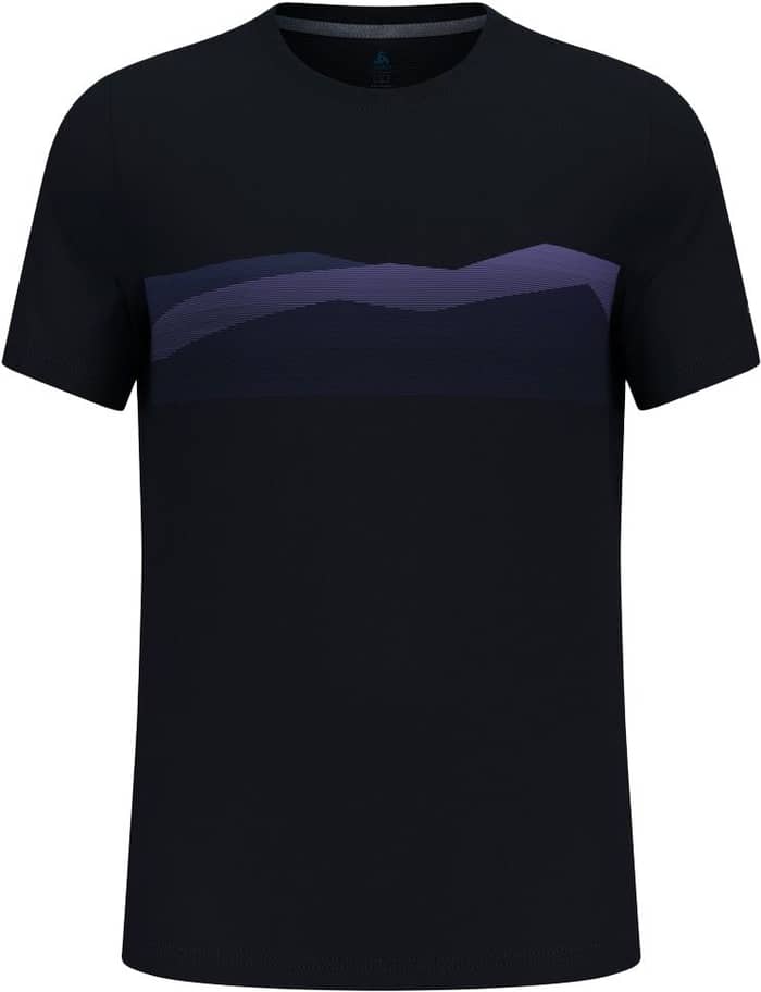 F-Dry Ridgeline T-Shirt Crew Neck S/S M Black - Afterparty