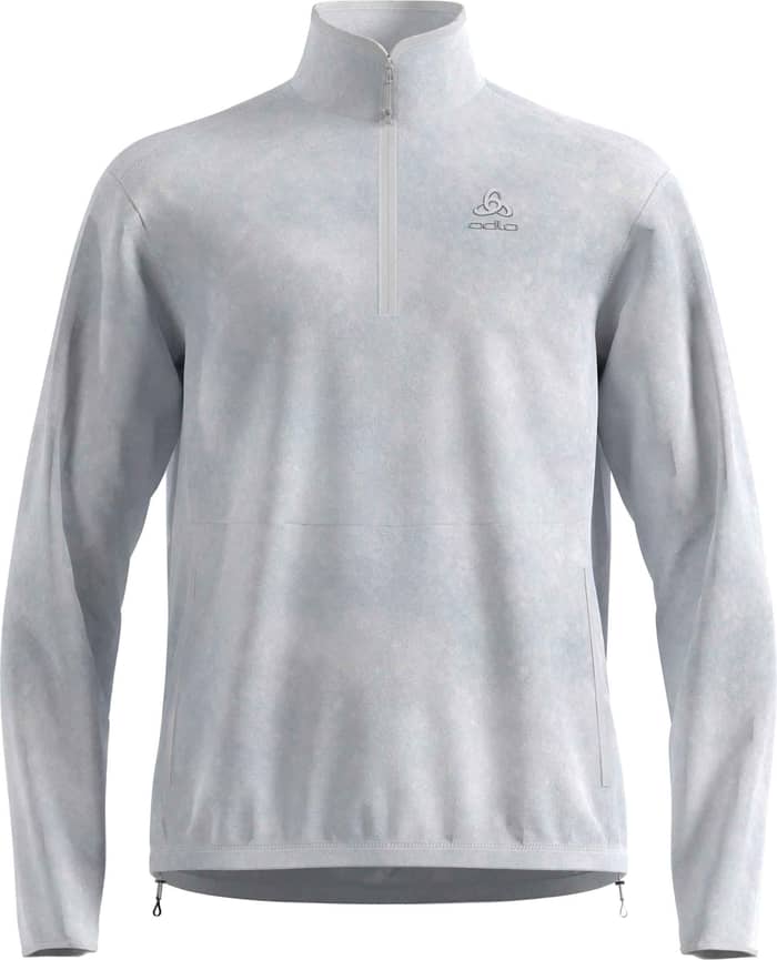 Odlo X POW Mid Layer Turtle Neck M Silver Grey