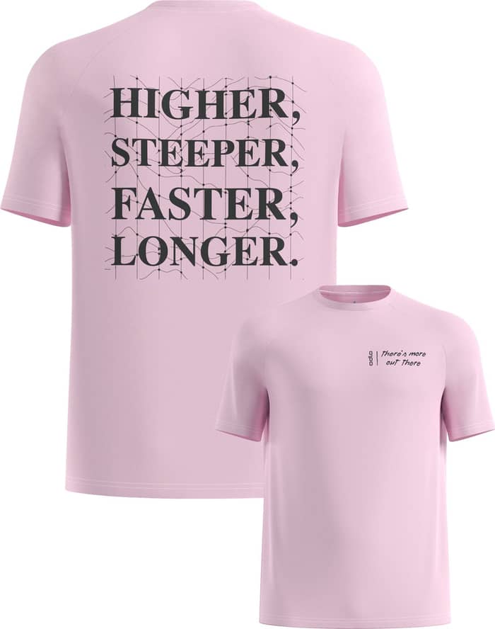 Essential Print Tee M Hyper Pink