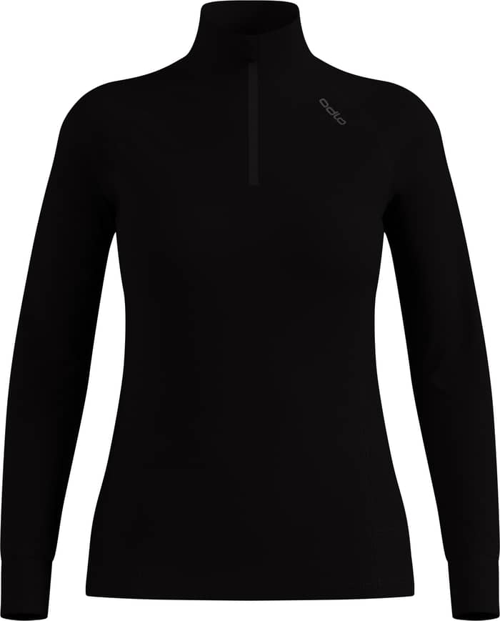 Active X-Warm Baselayer Top Turtle Neck Half Zip W Black