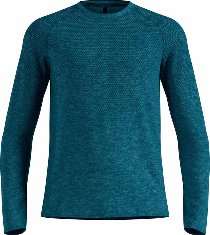 Essential Seamless Tee Crew Neck M Reflecting Pond Melange