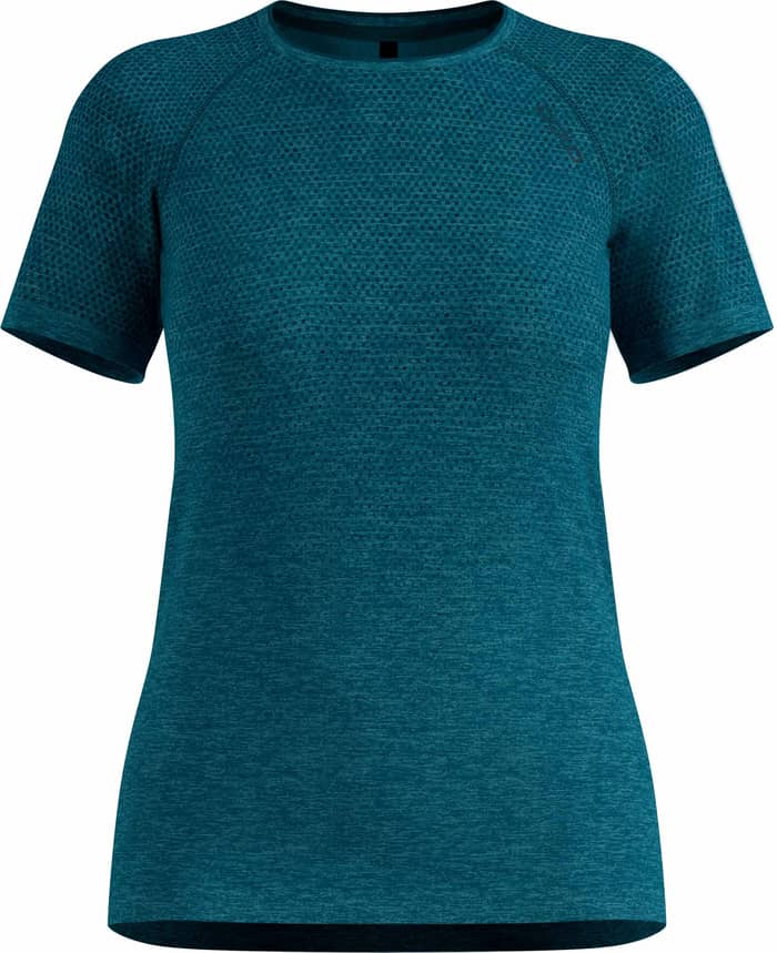 Essential Seamless Tee Crew Neck SS W Reflecting Pond Melange