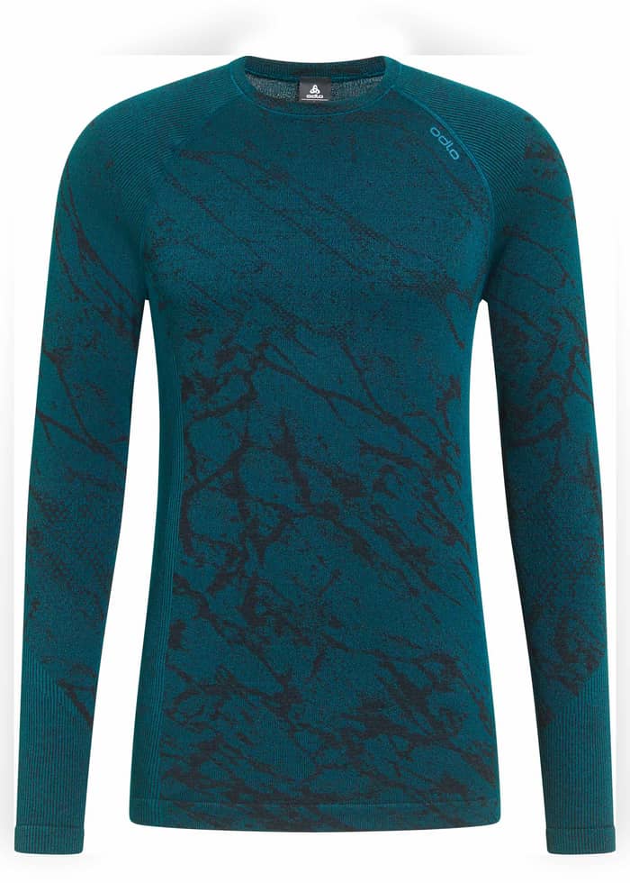Performance Warm Baselayer Top Crew Neck M Reflecting Pond