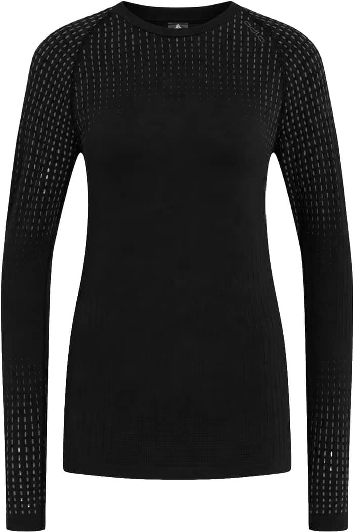 Performance Warm Baselayer Top Crew Neck W Black